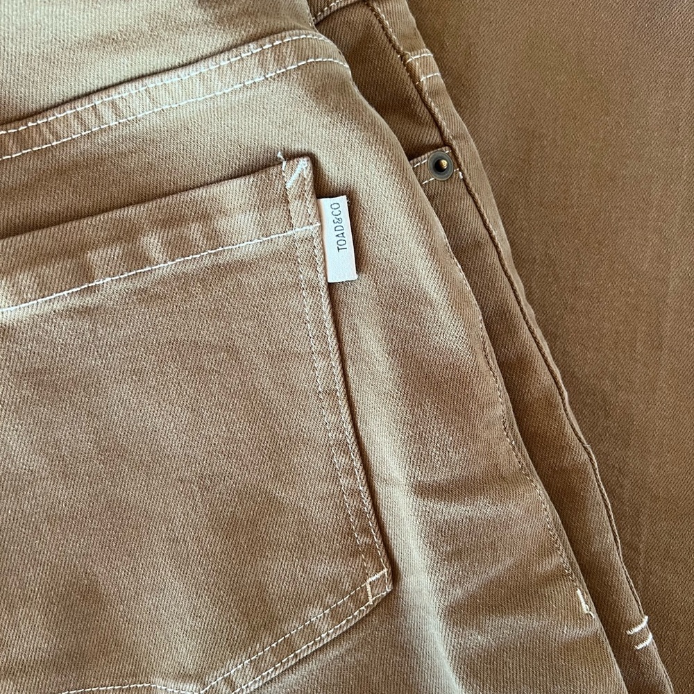 Toad&Co Balsam Cutoff Pant in honey brown